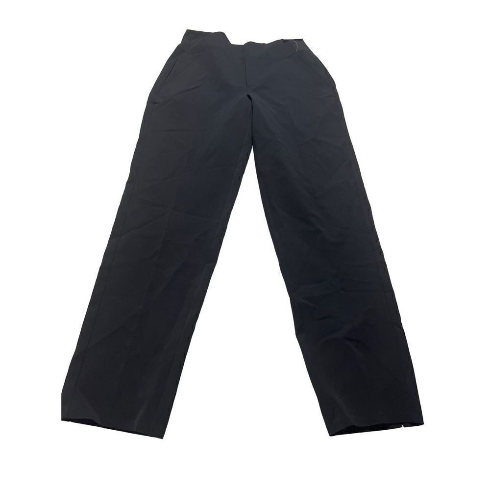 Athleta Women's Black Stretch Fabric Straight Leg Endless Pants Size 6/T NWT